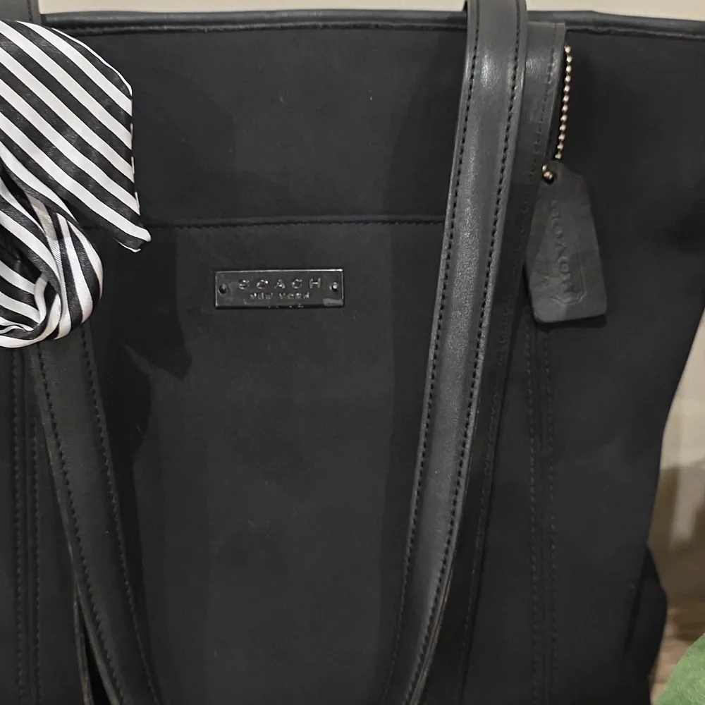 Coach Vintage Neoprene & Leather Trim 3 Compartment Tote #6217